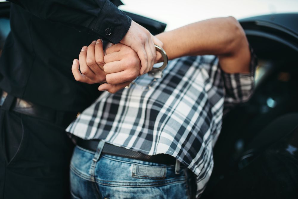 Police officer arrests family member