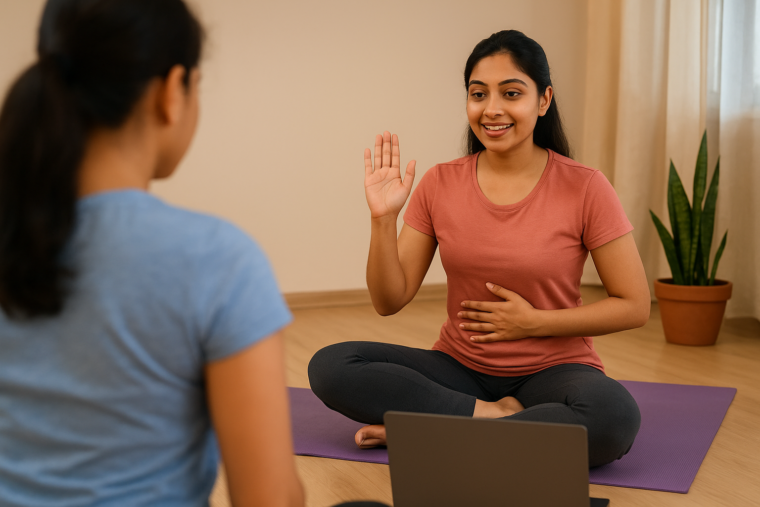Online yoga classes with hindi instructor for beginners