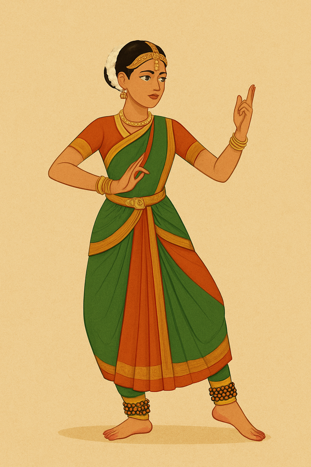 Learn Bharatanatyam online with Global certification usa