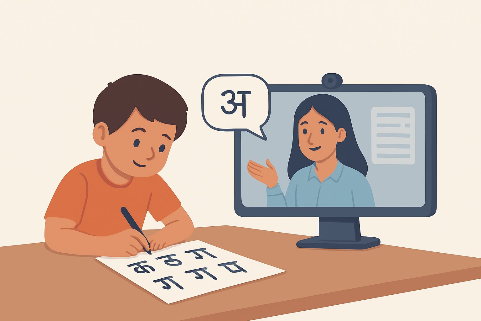 Write & Read Hindi with the Best Hindi Tutors Online