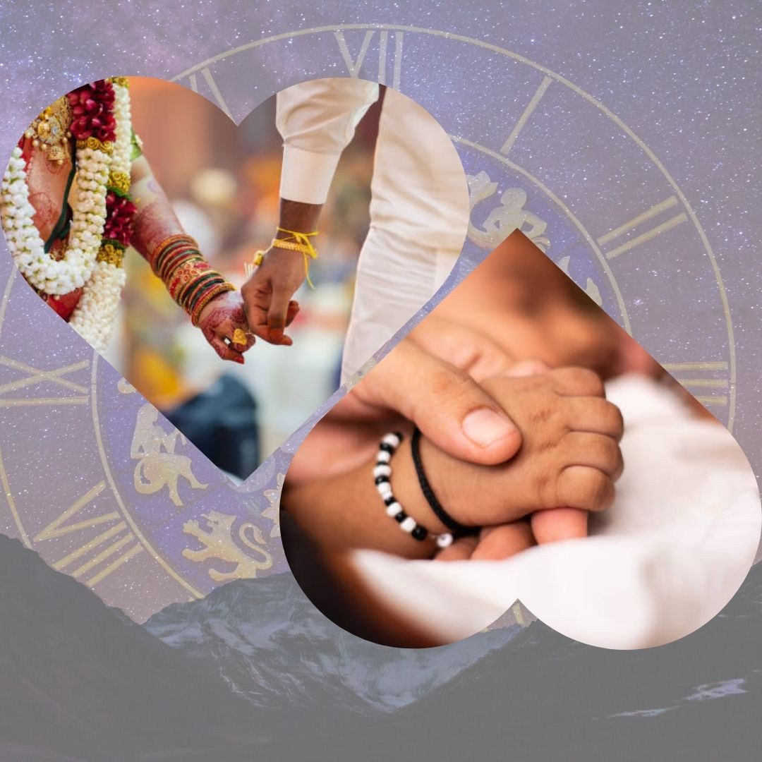 Marriage and Child Prediction by Date of Birth Astrology